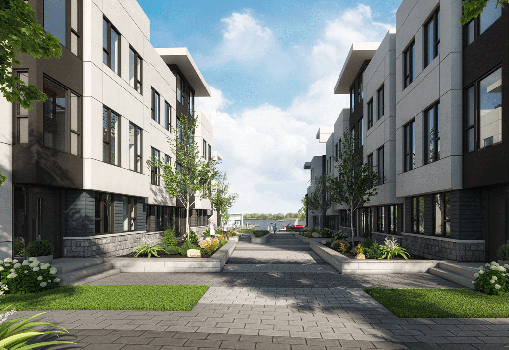 Mariner’s Pier Towns -  Streetscape-2