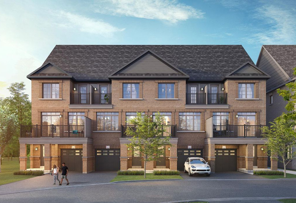 Meadow Towns - exterior view of units 2