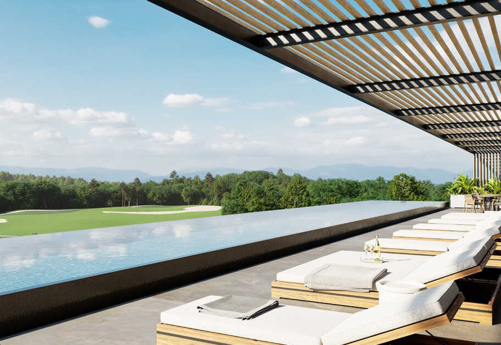 MUSKOKA BAY RESORT - building-Pool-with-lounge-area