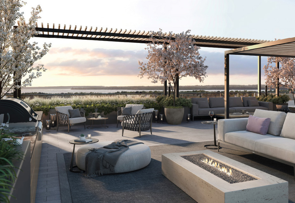 Northshore Condos - Rooftop-Terrace-with-Fire-Pit-and-Seating-Area-9