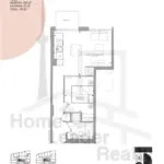M5 Condos | P-1B-535 | 535 Sq.Ft. | 1B 3 M5 Condos | P-1B-535 | 535 Sq.Ft. | 1B M5-Condos-P-1B-535-floorplan