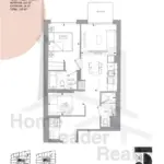 M5 Condos | P-1B+F-663 | 663 Sq.Ft. | 1.5B 7 M5 Condos | P-1B+F-663 | 663 Sq.Ft. | 1.5B M5-Condos-P-1BF-663-floorplan
