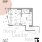 M5 Condos | P-1B+F-689 | 689 Sq.Ft. | 1.5B 10 M5 Condos | P-1B+F-689 | 689 Sq.Ft. | 1.5B M5-Condos-P-1B+F-689-floorplan