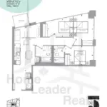 M5 Condos | P-3B-963 | 963 Sq.Ft. | 3B 19 M5 Condos | P-3B-963 | 963 Sq.Ft. | 3B M5-Condos-P-3B-963-floorplan