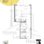 M5 Condos | P-S-517 | 517 Sq.Ft. | Studio 1 M5 Condos | P-S-517 | 517 Sq.Ft. | Studio M5-Condos-P-S-517-floorplan