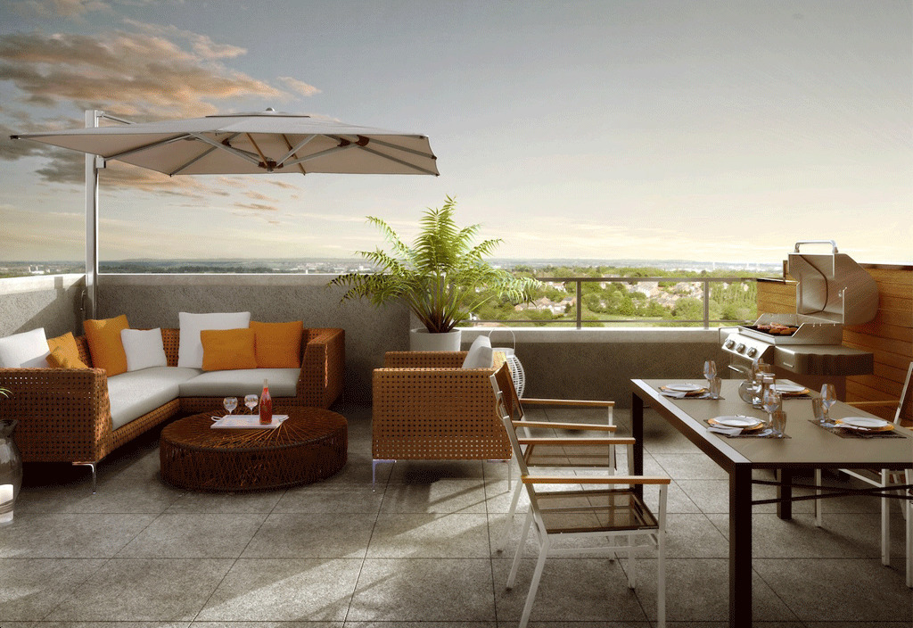 UPtowns at Heartlake Condos - Rooftop-Terrace