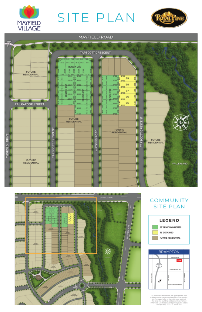 SITE-PLAN-Mayfield Village Towns