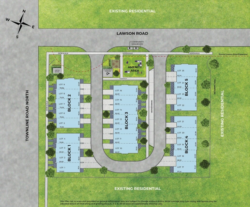 Meadow Towns - site-plan