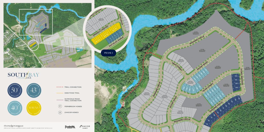 South Bay at River’s Edge Homes - SitePlan