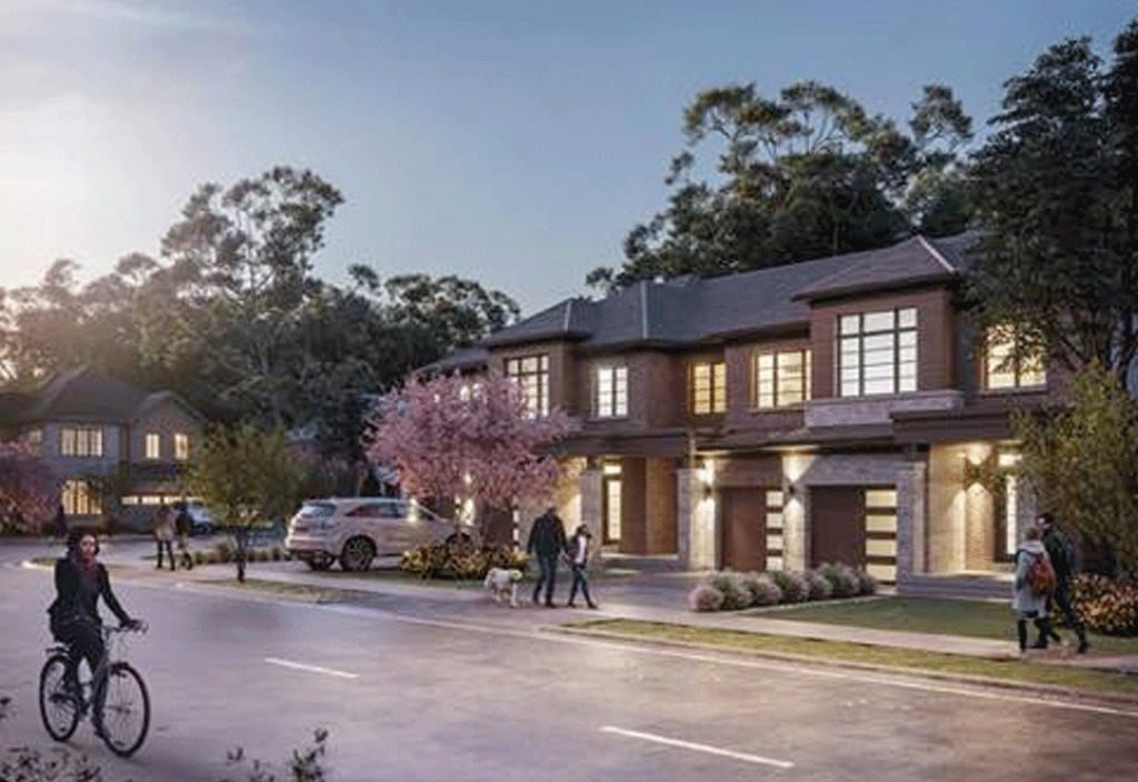 Empire Calderwood - Street-View-of-Empire-Calderwood-Towns-Exteriors-at-Dusk-7