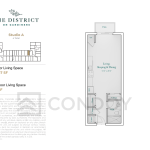 The District on Gardiners Condos Studio A Floor Plans
