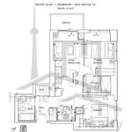 Canopy-Towers-Suite-2A+D-floorplan