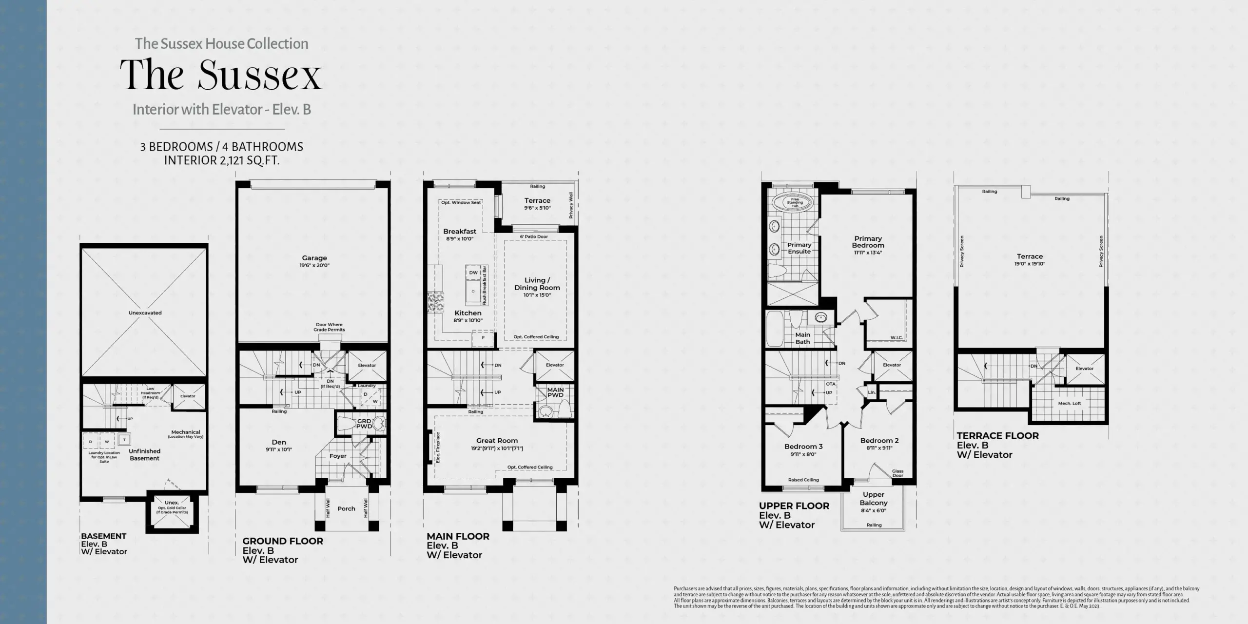 Highgrove-Homes-Condos-Model-The-Sussex-ElevB-with-Elevator-floorplan