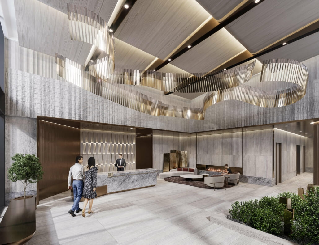 The 9Hundred Condos - Lobby