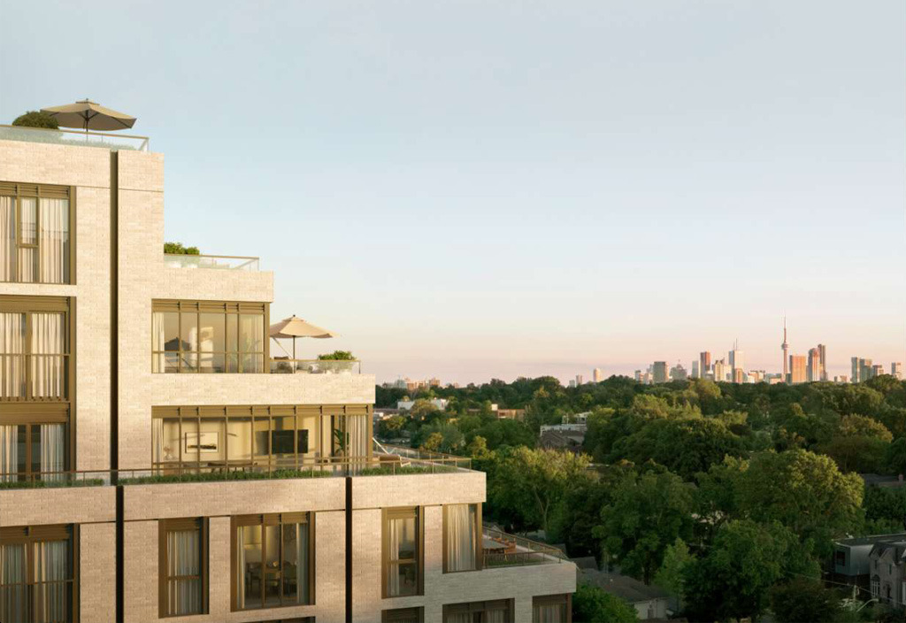 The Leaside Condos - City-Skyline-View-of-Terraces-3