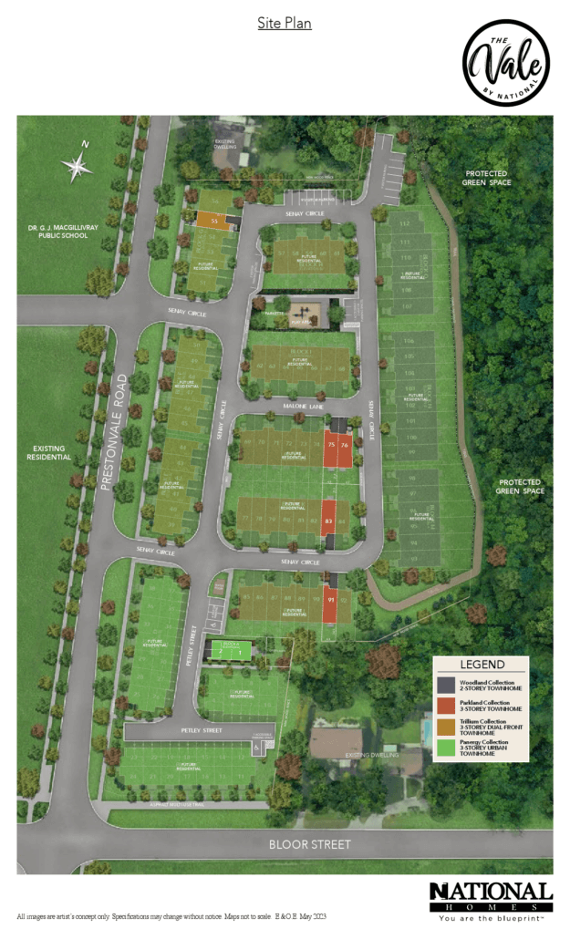 The Vale Towns - Limited-Release-Siteplan