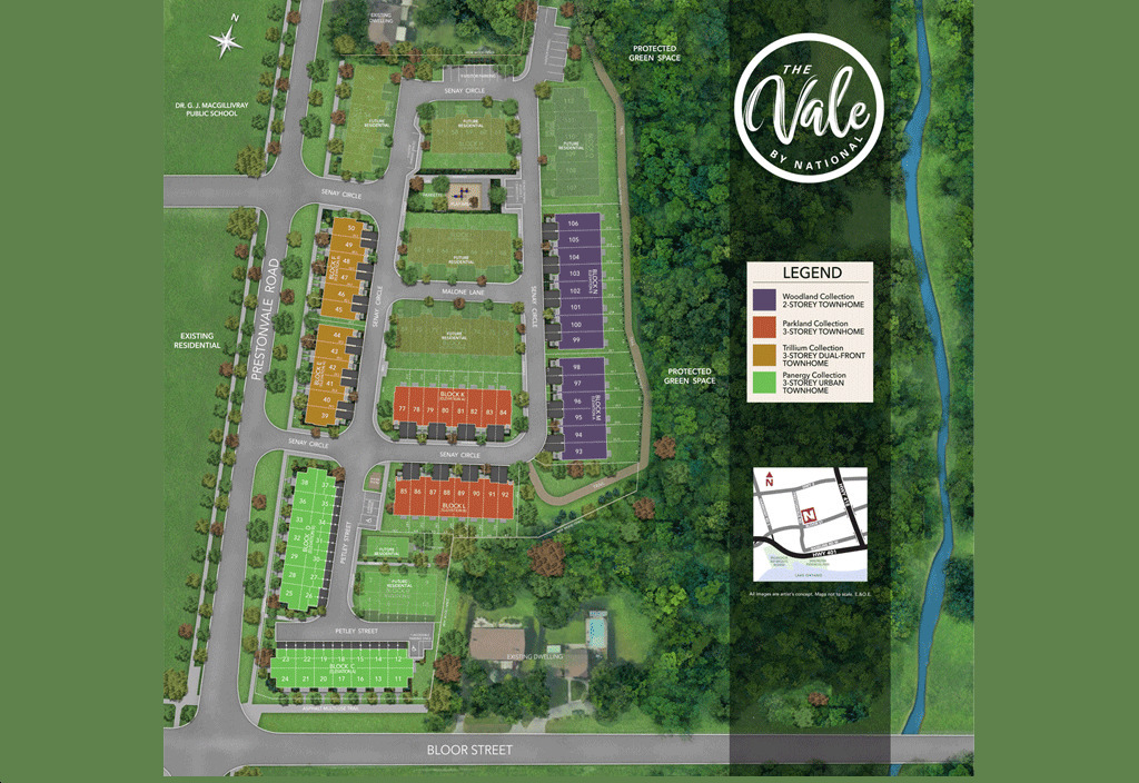 The Vale Towns - Site-Plan