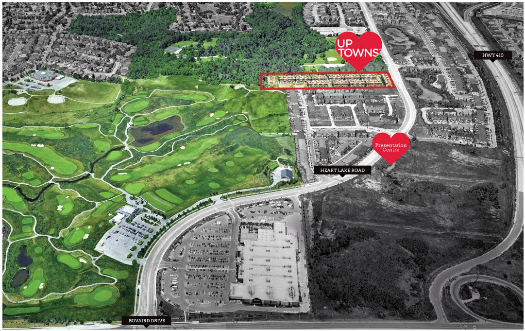 UPtowns at Heartlake Condos - Community-Site-Plan