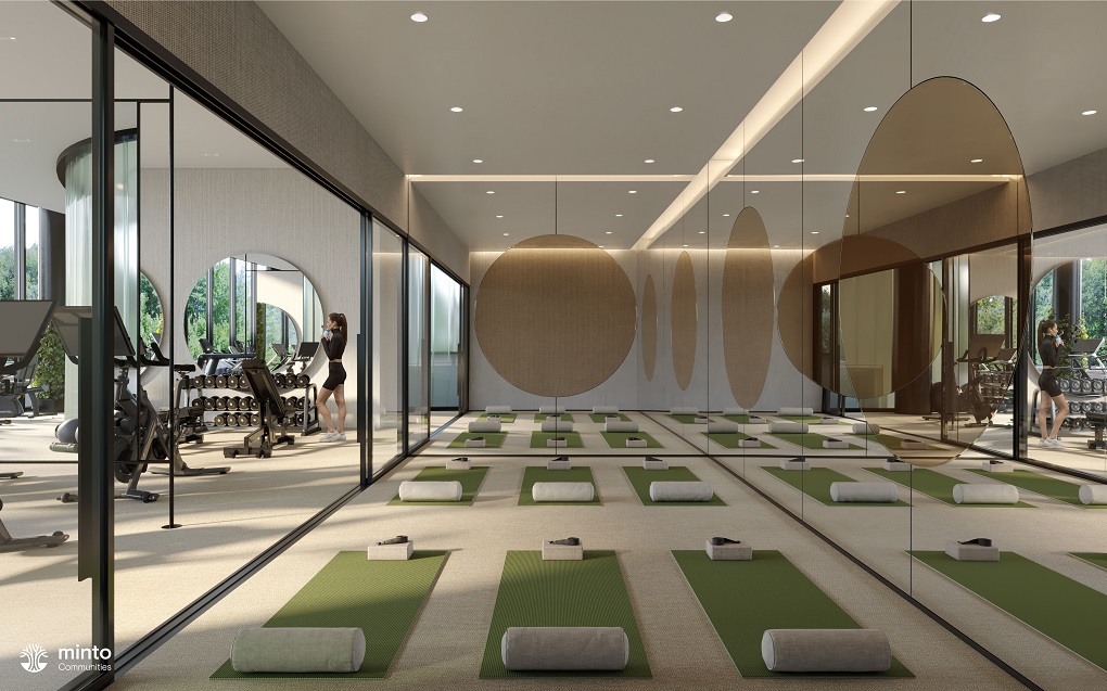 North Oak Condos 3 Yoga Room