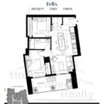Sovereign-Condos-Model-Felix-floorplan