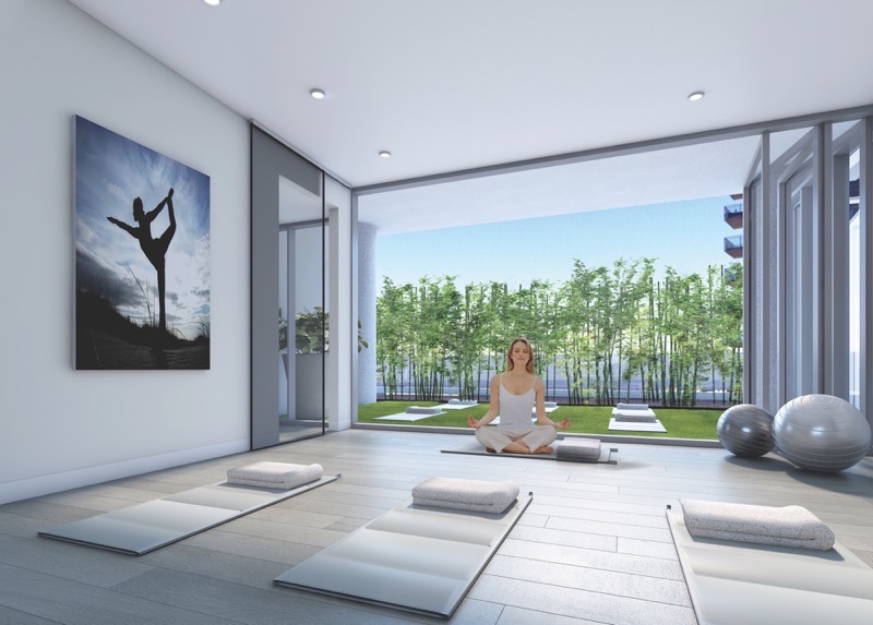 Nautique Lakefront Residences  - yoga-room