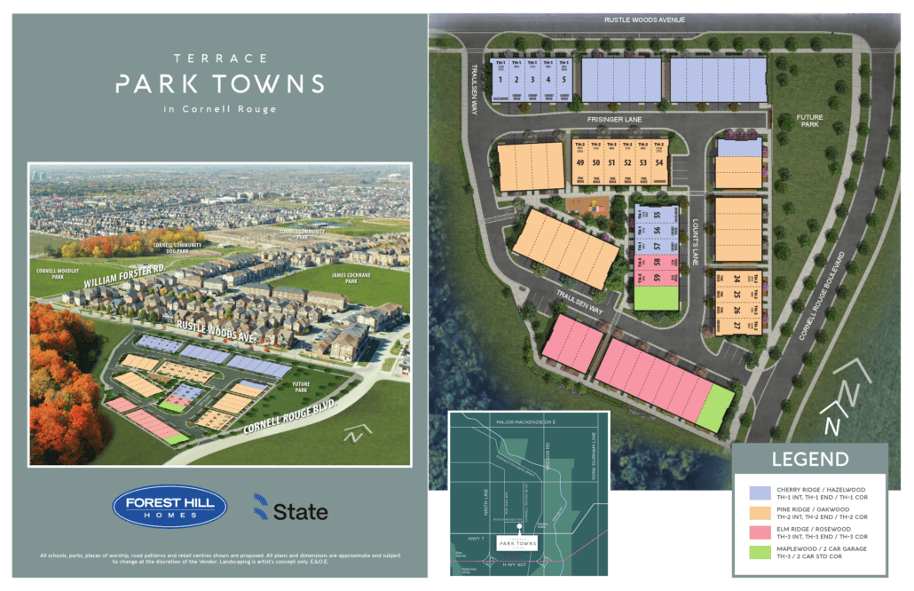 Terrace Park Towns - siteplan