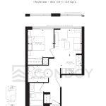 the coral Gallery Towers | The Coral | 518 Sq.Ft. | 1B