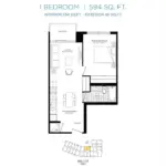 Harbour Ten10 Condo WHISPER floorplan