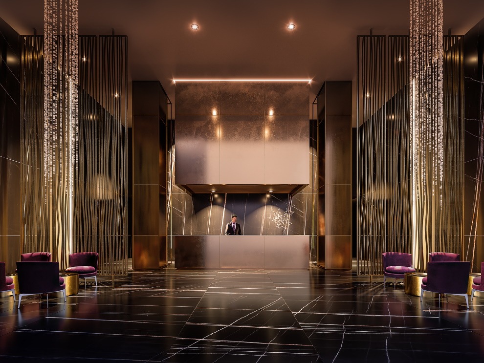 11-yorkville-condos - lobby