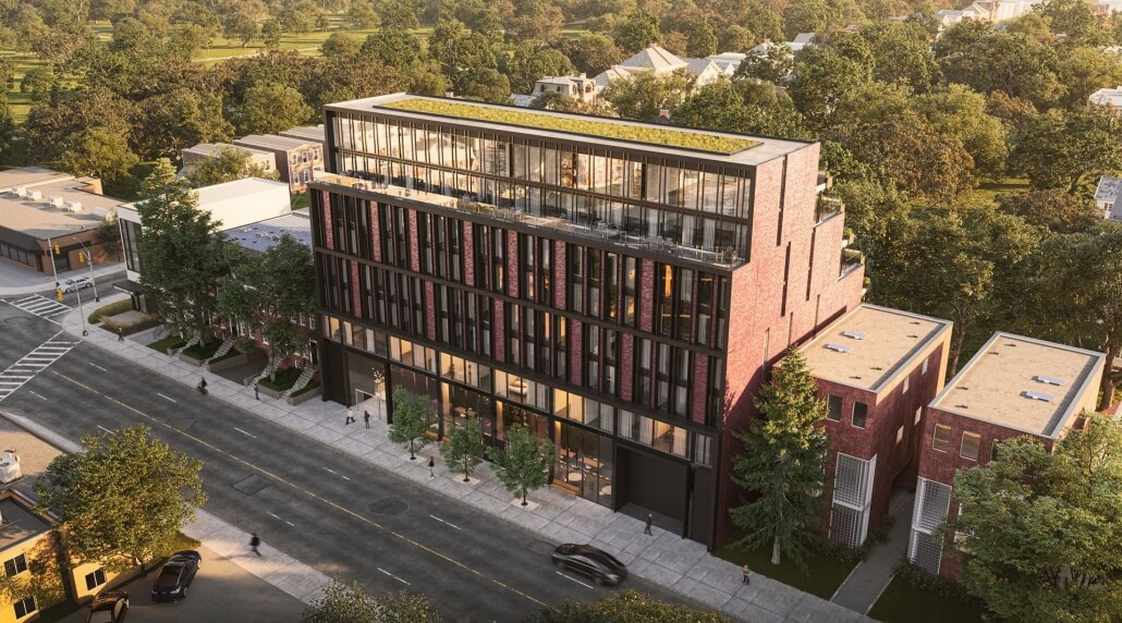 1414 Bayview Avenue Condos - aerial