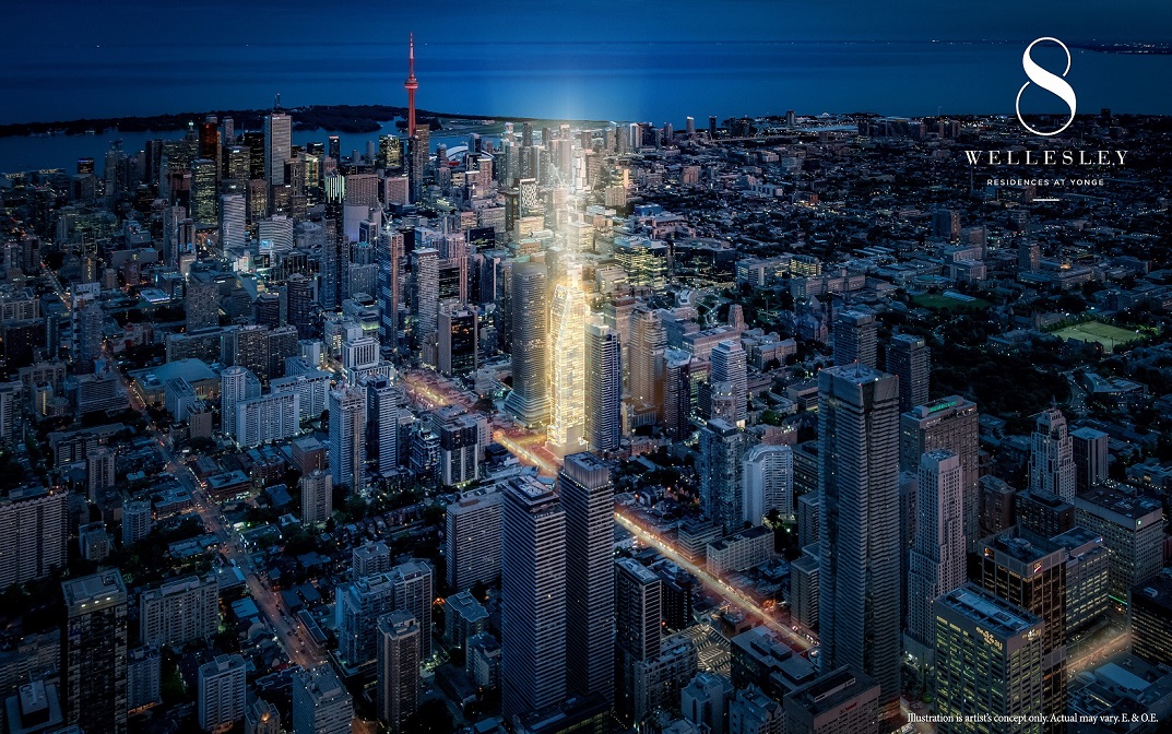 8 Wellesley - Glowing Aerial