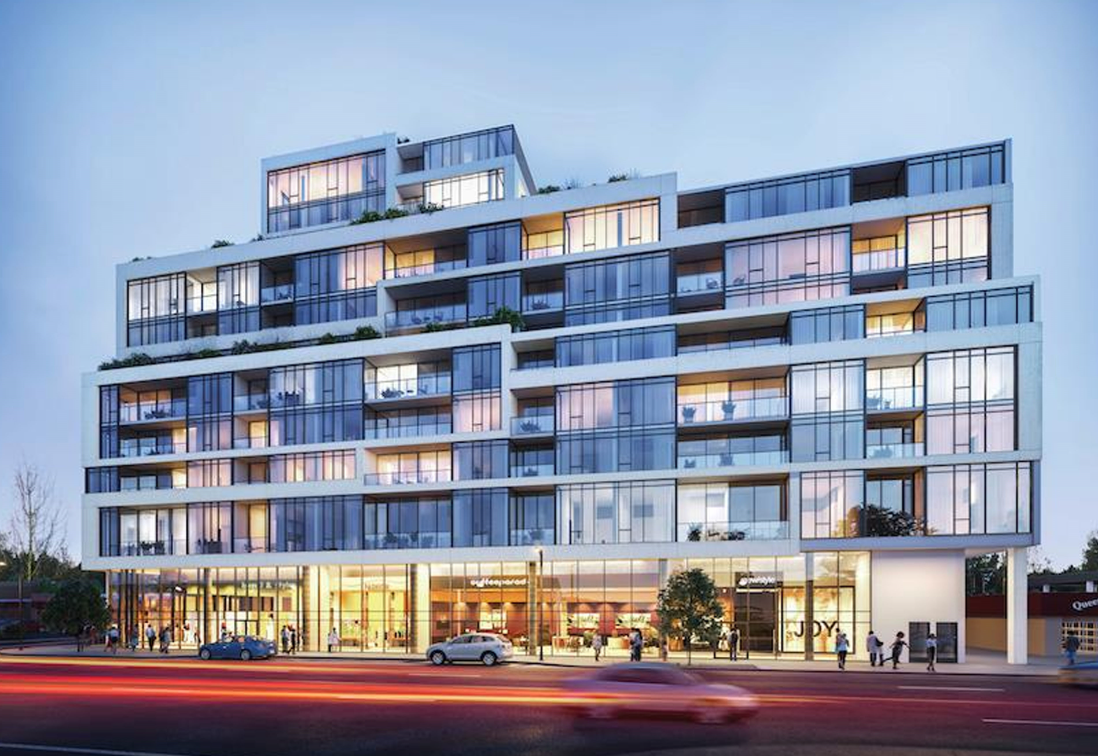 859 West Queensway Condos Street Side View