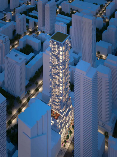90 Eglinton Avenue East Condos Rendering..