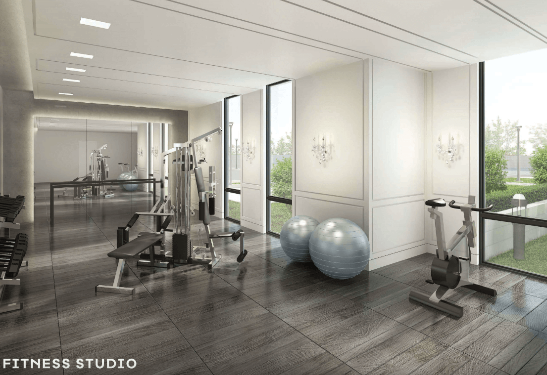 Fitness Studio at 42 Mill St Condos