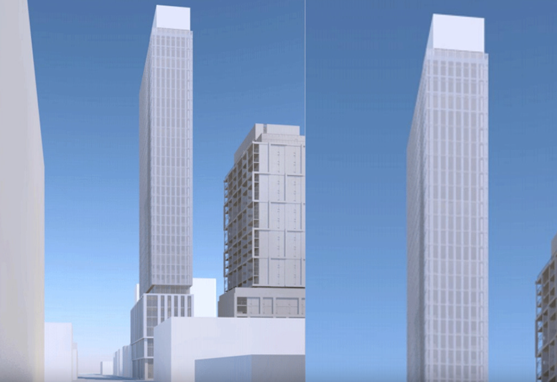 Former Design Rendering of 75 Ontario Street Condos