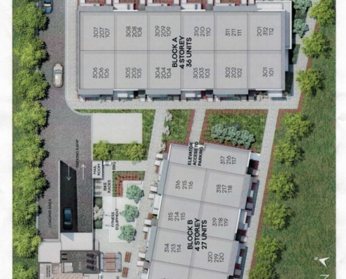 4HUNDRED EAST MALL Stacked Town Homes