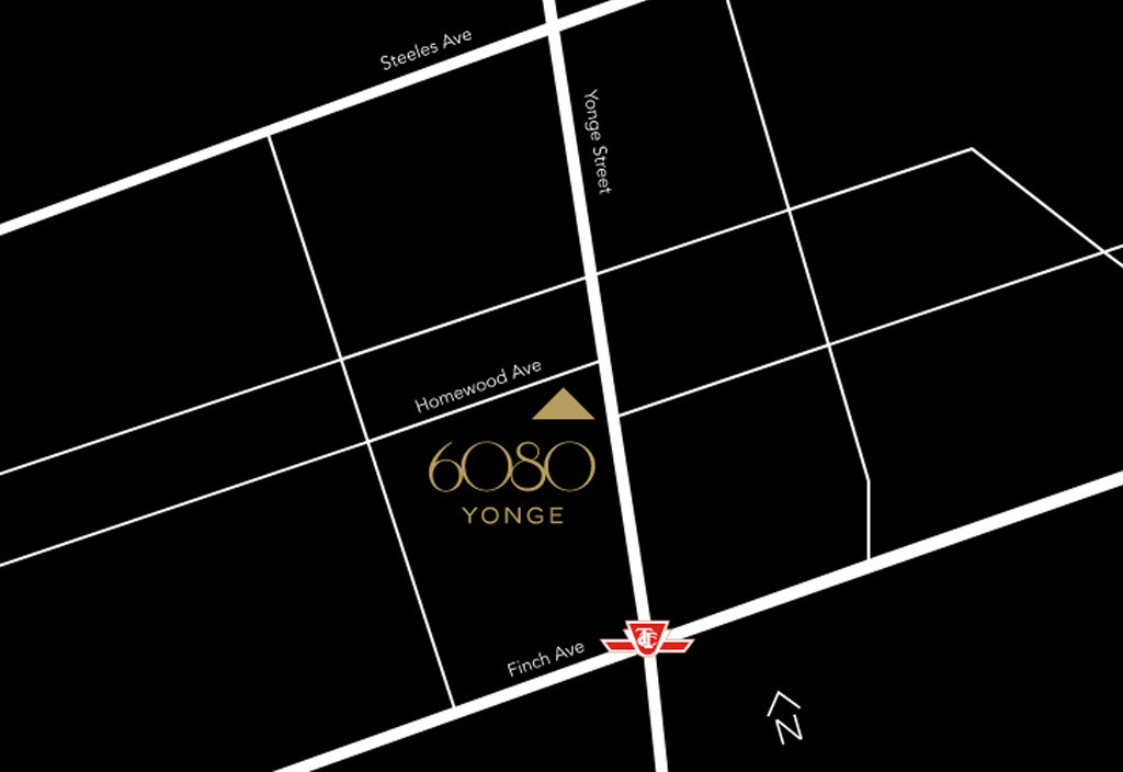 6080 YONGE CONDOS - Map-View-of-Project