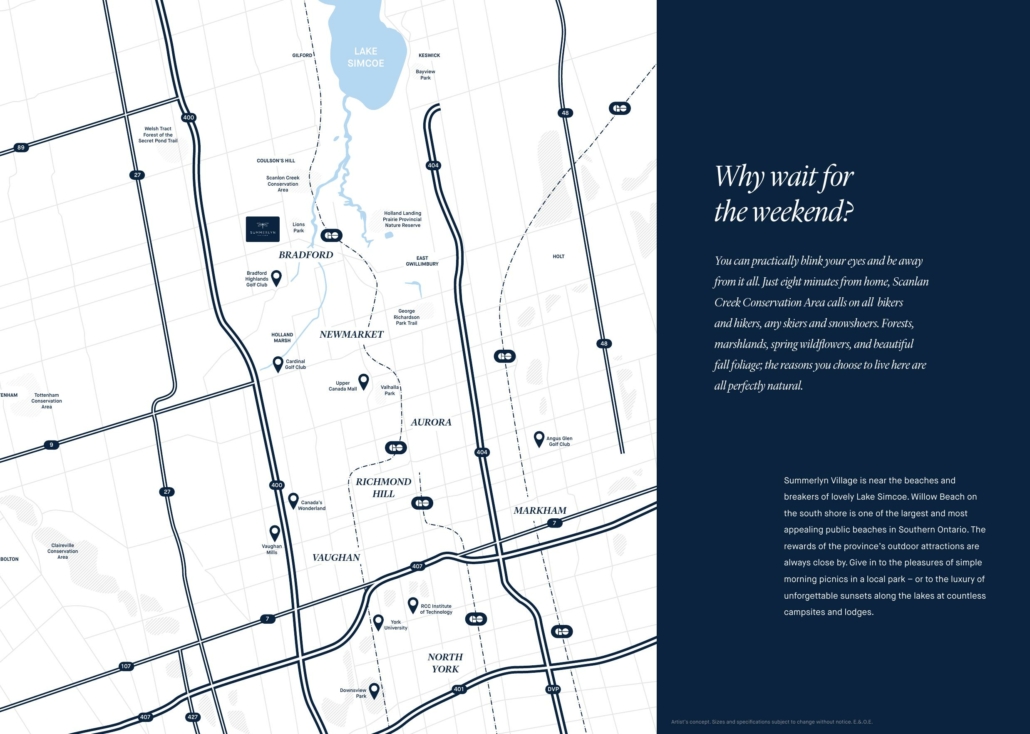 Summerlyn Village Homes - site-map