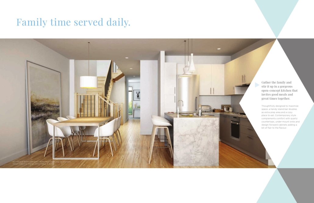 Whitby Meadows Towns - dinner-table-kitchen