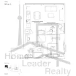 Park Road Condos - 1O+D - floorplan