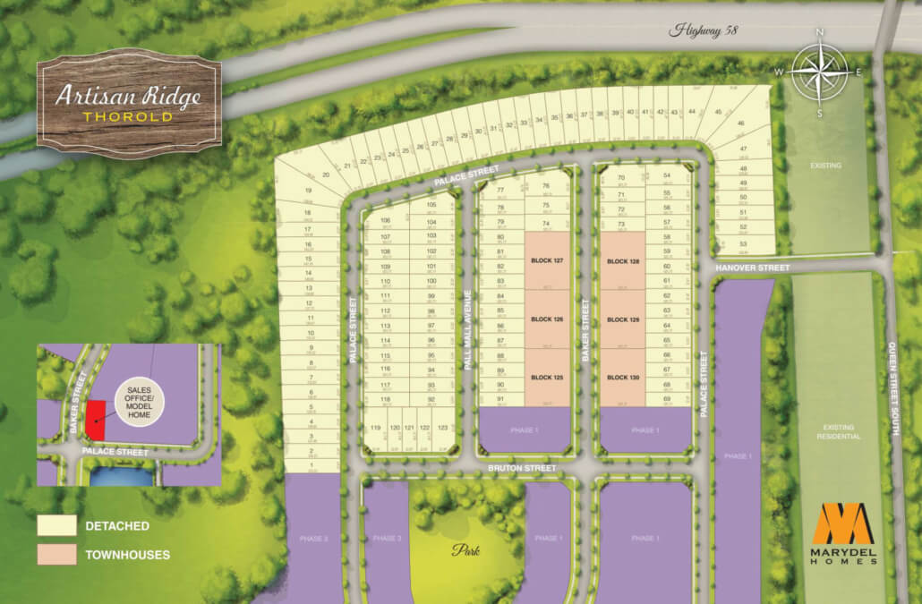 Artisan Ridge Homes - Site-Plan