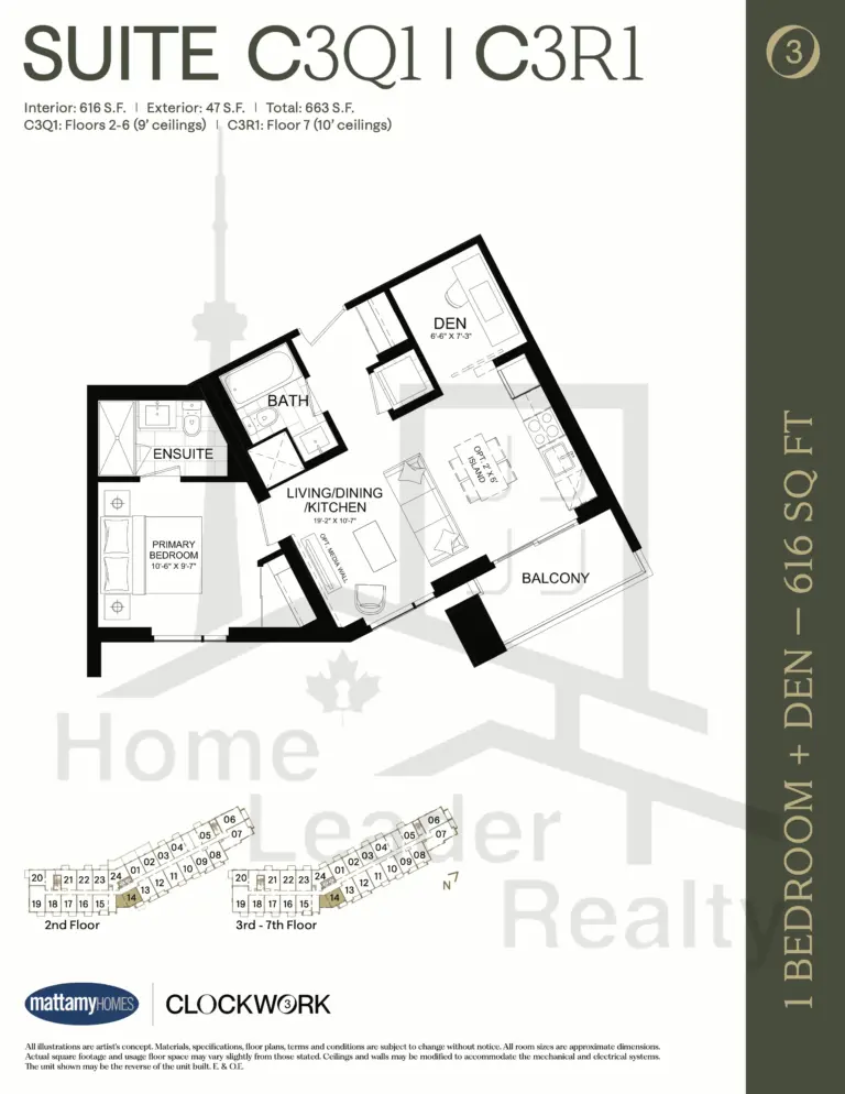 ClockWork-Condos-3-C3Q1-floorplan