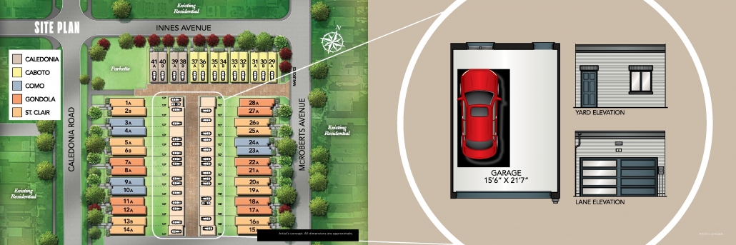 St. Clair Village Towns Site Plan