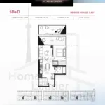 Bridge-House-at-Brightwater-Condos-423-(1D+D)-floorplan