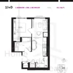 Centricity-Condos-1I+D-floorplan