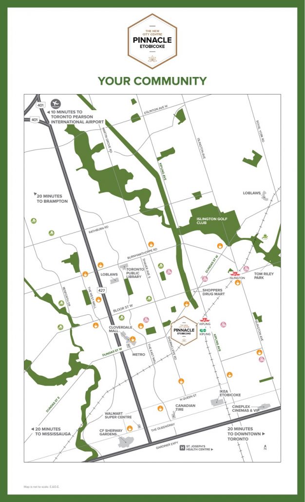 Cypress at Pinnacle area Map