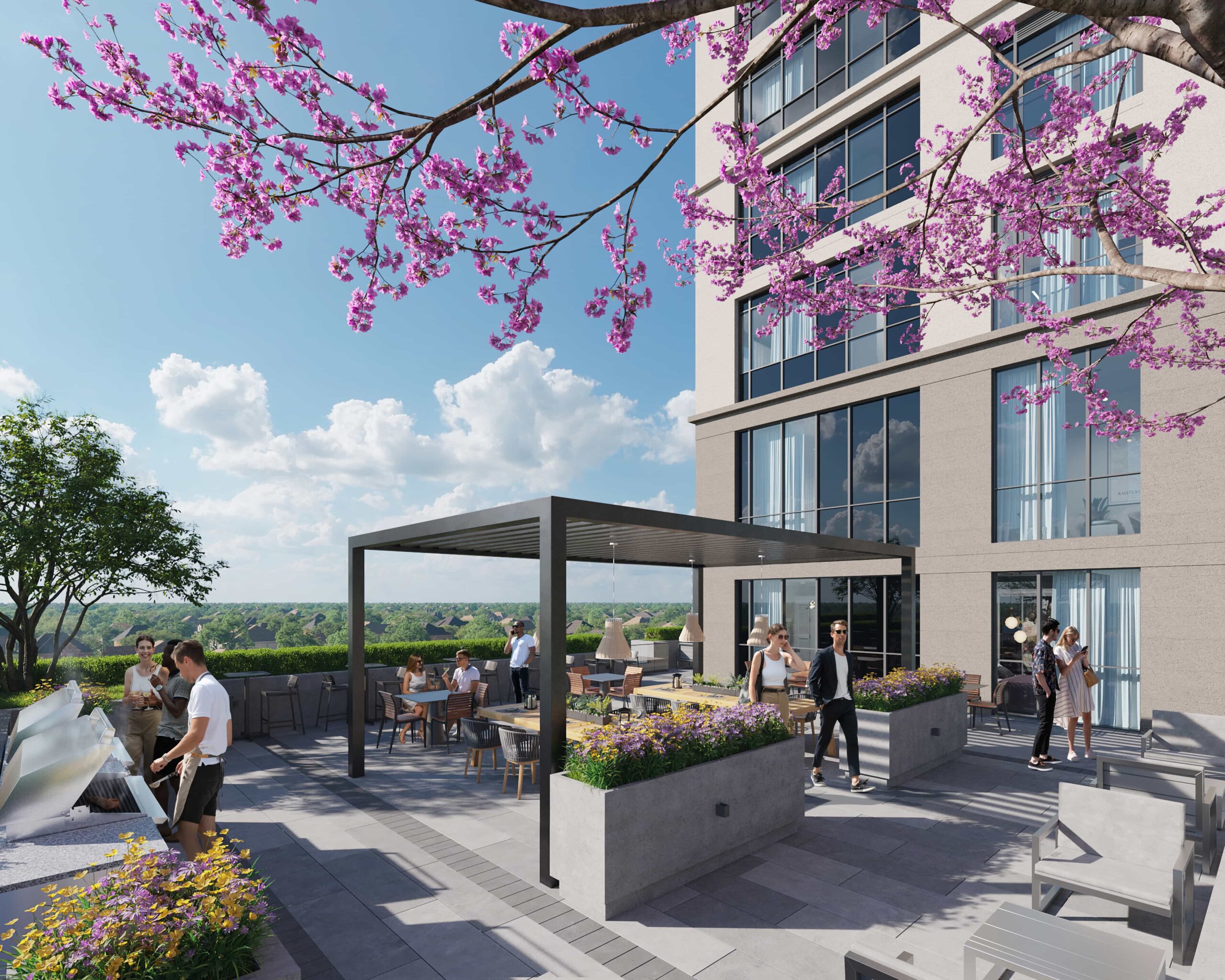 Bristol Place Condos Amenities - 5th Floor Amenity Space 2nd