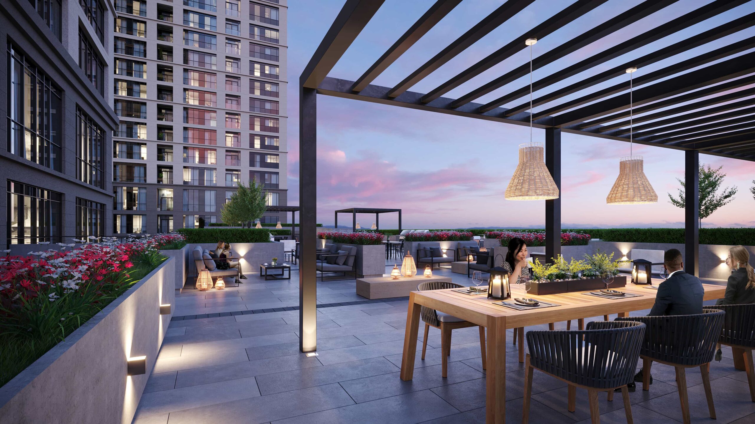 Bristol Place Condos Amenities - 5th Floor Amenity Space