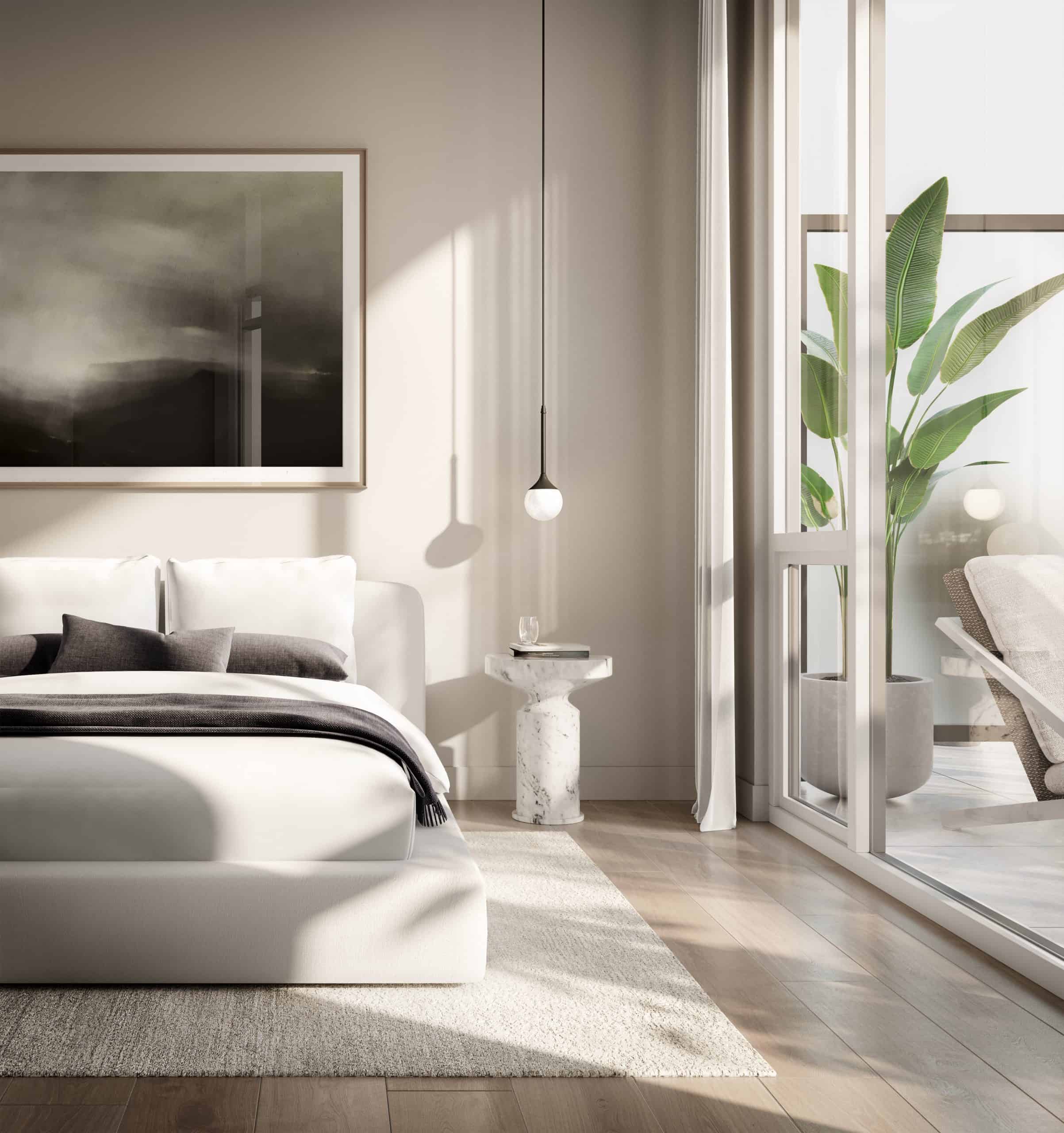 Alba Condos Bedroom Vignette