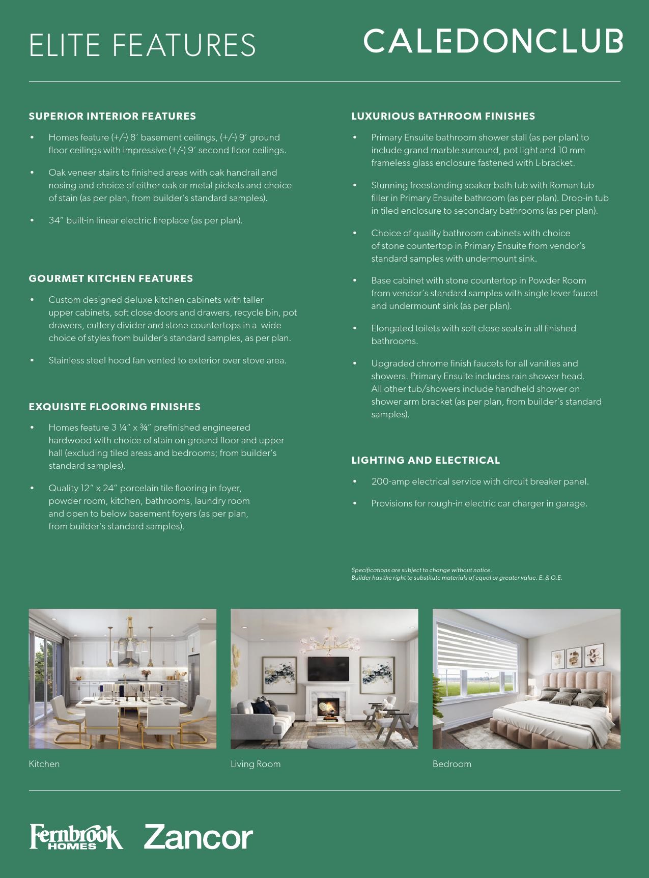 Caledon Club Elite Features